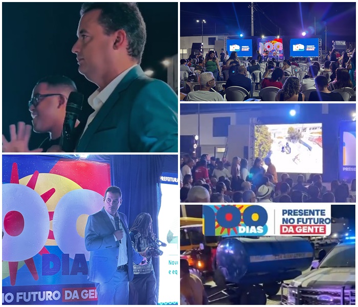 Evento na orla da cidade celebra 100 dias do governo Andrei Gonçalves em Juazeiro Evento na orla da cidade celebra 100 dias do governo Andrei Gonçalves em Juazeiro