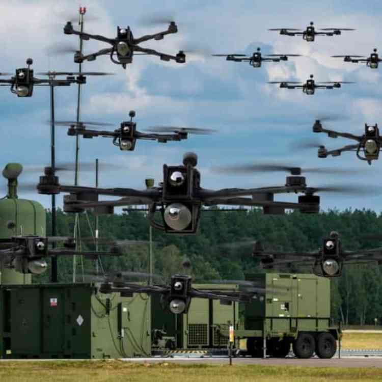 Nova arma eletromagnética pode destruir vários drones em segundos Nova arma eletromagnética pode destruir vários drones em segundos