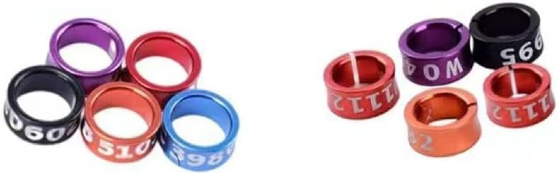 Pigeon Leg Ring Multicolor Aluminum Pigeon Leg Ring Dove Leg Ring Identification Aluminum Ring with Random Numbers, Durable Bird Health Mixed Color 5.0mm Opening 50pc Pigeon Leg Ring Multicolor Aluminum Pigeon Leg Ring Dove Leg Ring Identification Aluminum Ring with Random Numbers, Durable Bird Health Mixed Color 5.0mm Opening 50pc