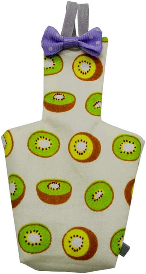 Diapers Parrot Diaper with Bowtie Cute Colorful Fruit Floral Cockatiel Pigeons Small Medium Large Pet Birds Flight Suit Clothes, 13.5x7cm, Kiwifruit Diapers Parrot Diaper with Bowtie Cute Colorful Fruit Floral Cockatiel Pigeons Small Medium Large Pet Birds Flight Suit Clothes, 13.5x7cm, Kiwifruit