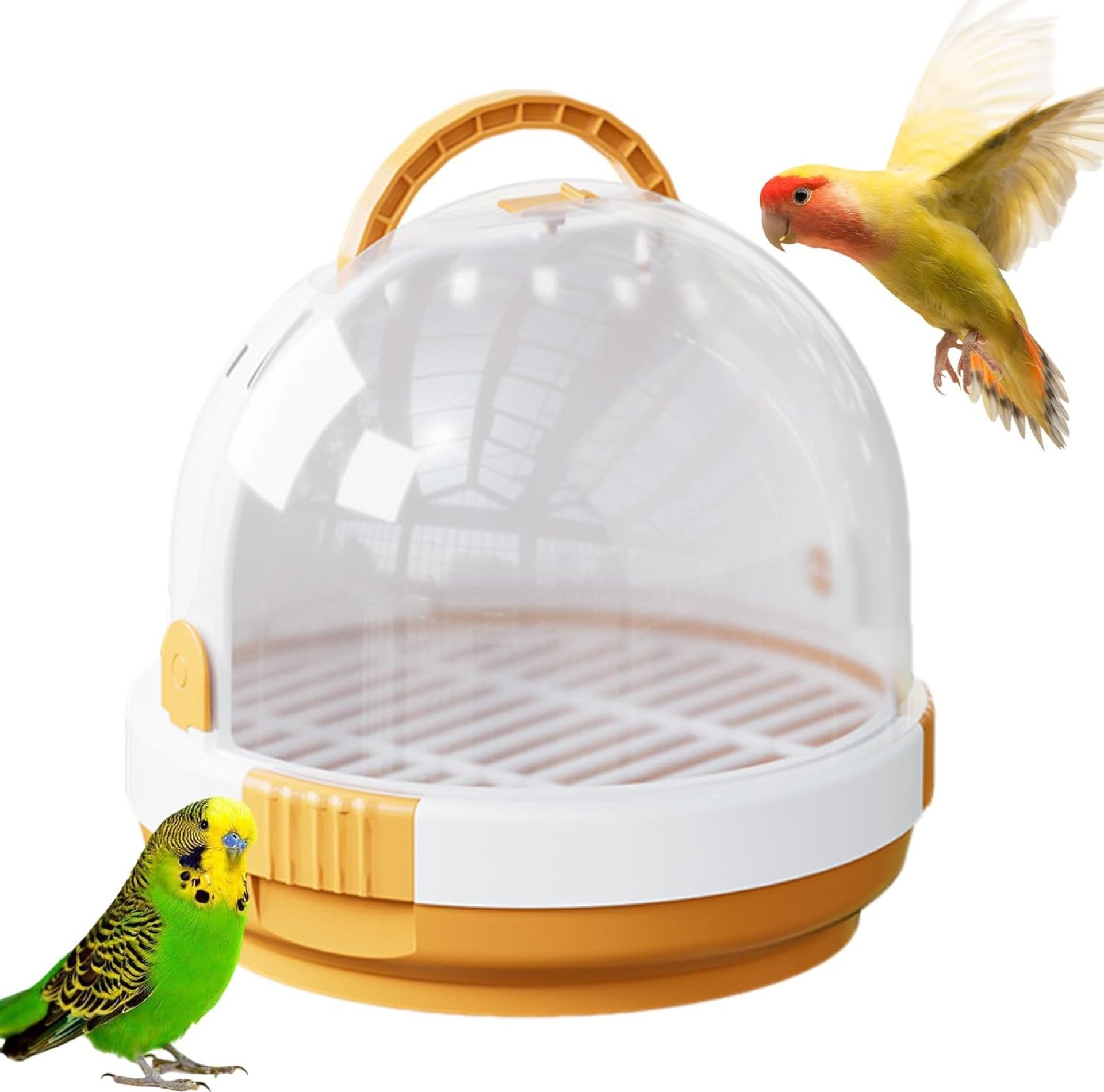 Bird Travel Cage Carrier – Lightweight Breathable Parrot Cage, Pet Carrier with Perch | Small Bird Parrot Parakeet Carrier with Locking Latch, Bird Guinea Squirrel Carrier for Budgie Cockatiel Bird Travel Cage Carrier – Lightweight Breathable Parrot Cage, Pet Carrier with Perch | Small Bird Parrot Parakeet Carrier with Locking Latch, Bird Guinea Squirrel Carrier for Budgie Cockatiel