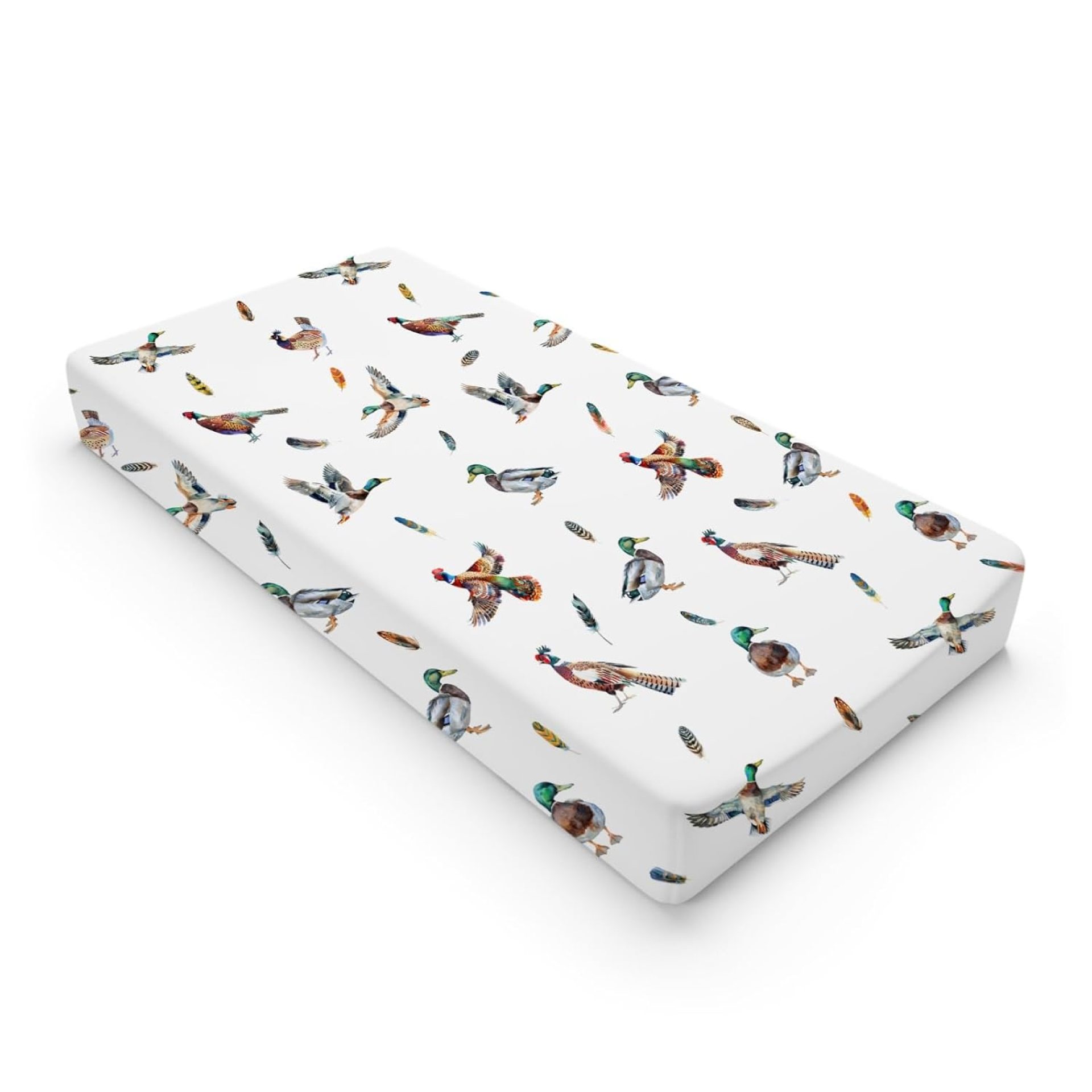 Country Duck Pheasant Baby Changing Pad Cover Wild Ducks Birds Feathers Baby Diaper Changing Table Sheets for Boy Girl Soft Breathable Stretch Fitted Diaper Change Table Pad Mats Covers 32”x16” Country Duck Pheasant Baby Changing Pad Cover Wild Ducks Birds Feathers Baby Diaper Changing Table Sheets for Boy Girl Soft Breathable Stretch Fitted Diaper Change Table Pad Mats Covers 32”x16”
