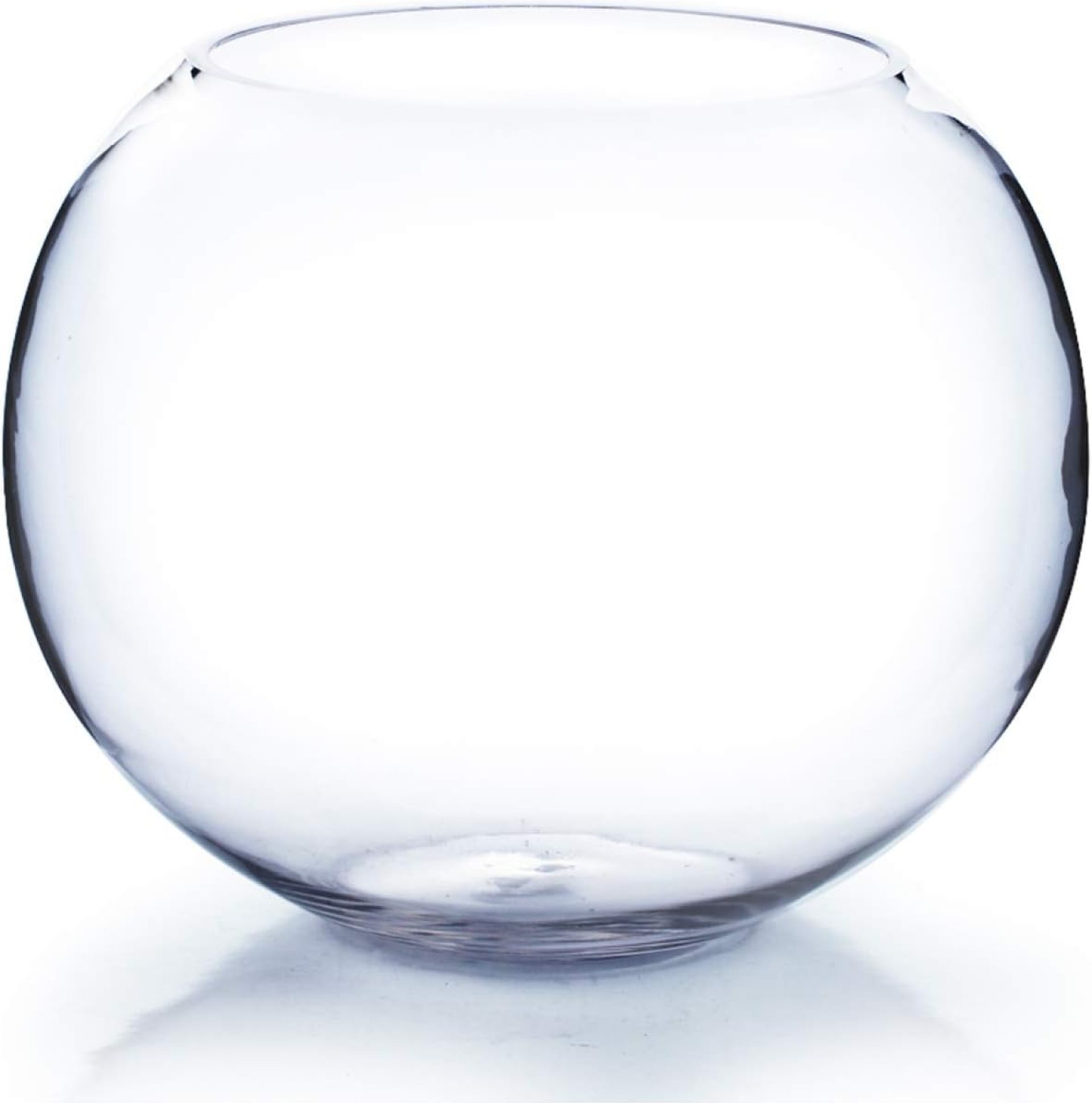 WGV Large Bowl Glass Vase, Diameter 12″, Height 10″, (Multiple Sizes Choices) Clear Round Bubble Vase Jar, Floral Planter Terrarium for Wedding Event Home Decor, 1 Piece (VBW1210) WGV Large Bowl Glass Vase, Diameter 12″, Height 10″, (Multiple Sizes Choices) Clear Round Bubble Vase Jar, Floral Planter Terrarium for Wedding Event Home Decor, 1 Piece (VBW1210)