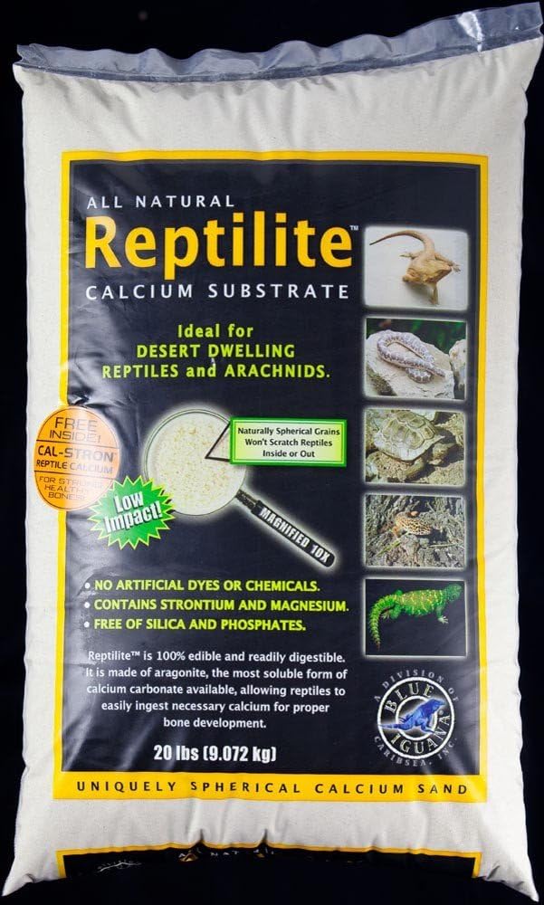 Carib Sea SCS00720 Reptiles Calcium Substrate Sand, 40-Pound, Natural White, Pack of 2 Carib Sea SCS00720 Reptiles Calcium Substrate Sand, 40-Pound, Natural White, Pack of 2