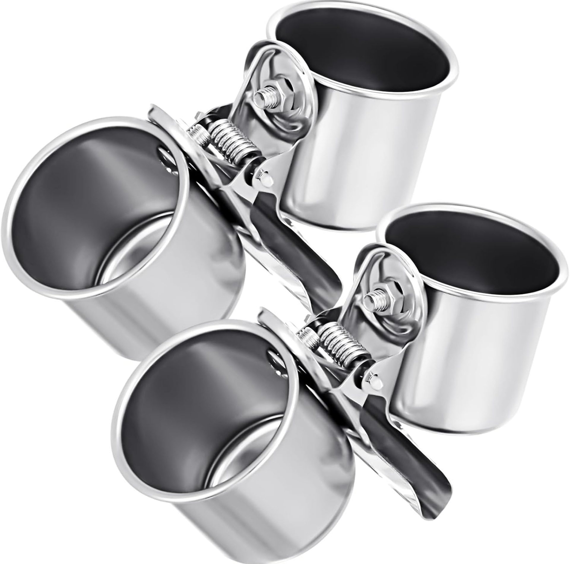Tioncy 2 Pcs Clip on Water Bowl for Birds Parrot Feeding Double Cups Dishes Hanging Stainless Steel Food Water Bowls with Clip Pet Animal Feeder Cup Holder for Cage Coop Perches Play Stand Accessories Tioncy 2 Pcs Clip on Water Bowl for Birds Parrot Feeding Double Cups Dishes Hanging Stainless Steel Food Water Bowls with Clip Pet Animal Feeder Cup Holder for Cage Coop Perches Play Stand Accessories