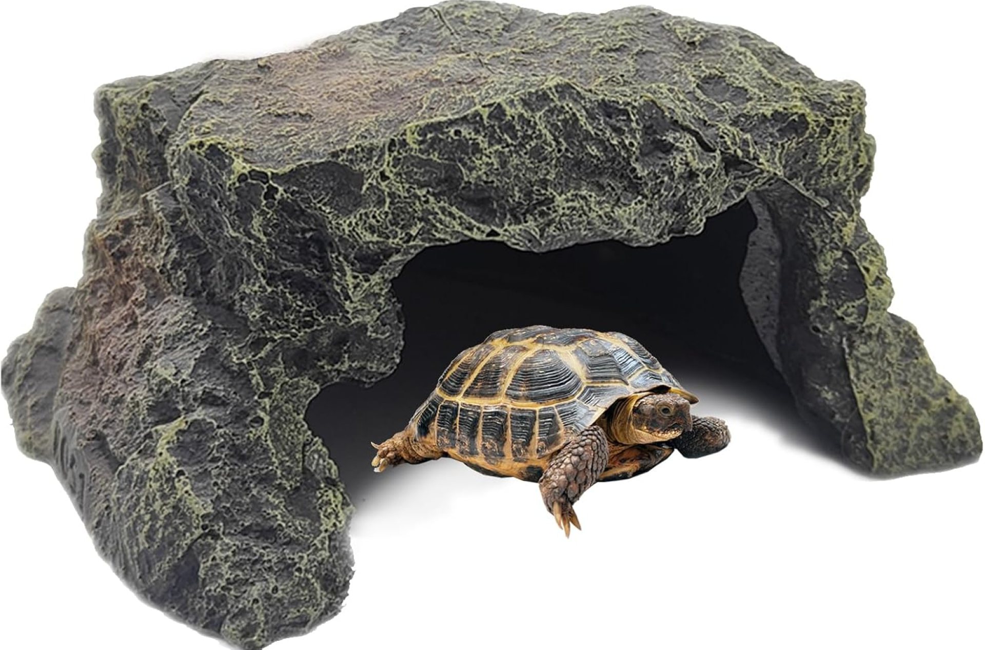 BNOSDM Reptile Hideout Rock,Tortoise Hide Cave,Resin Rock,Lizards Hideaway,Turtle Basking Platform,Reptiles Habitat Decor Tank Accessories for Bearded Dragon Gecko Snakes Chameleon Frogs BNOSDM Reptile Hideout Rock,Tortoise Hide Cave,Resin Rock,Lizards Hideaway,Turtle Basking Platform,Reptiles Habitat Decor Tank Accessories for Bearded Dragon Gecko Snakes Chameleon Frogs