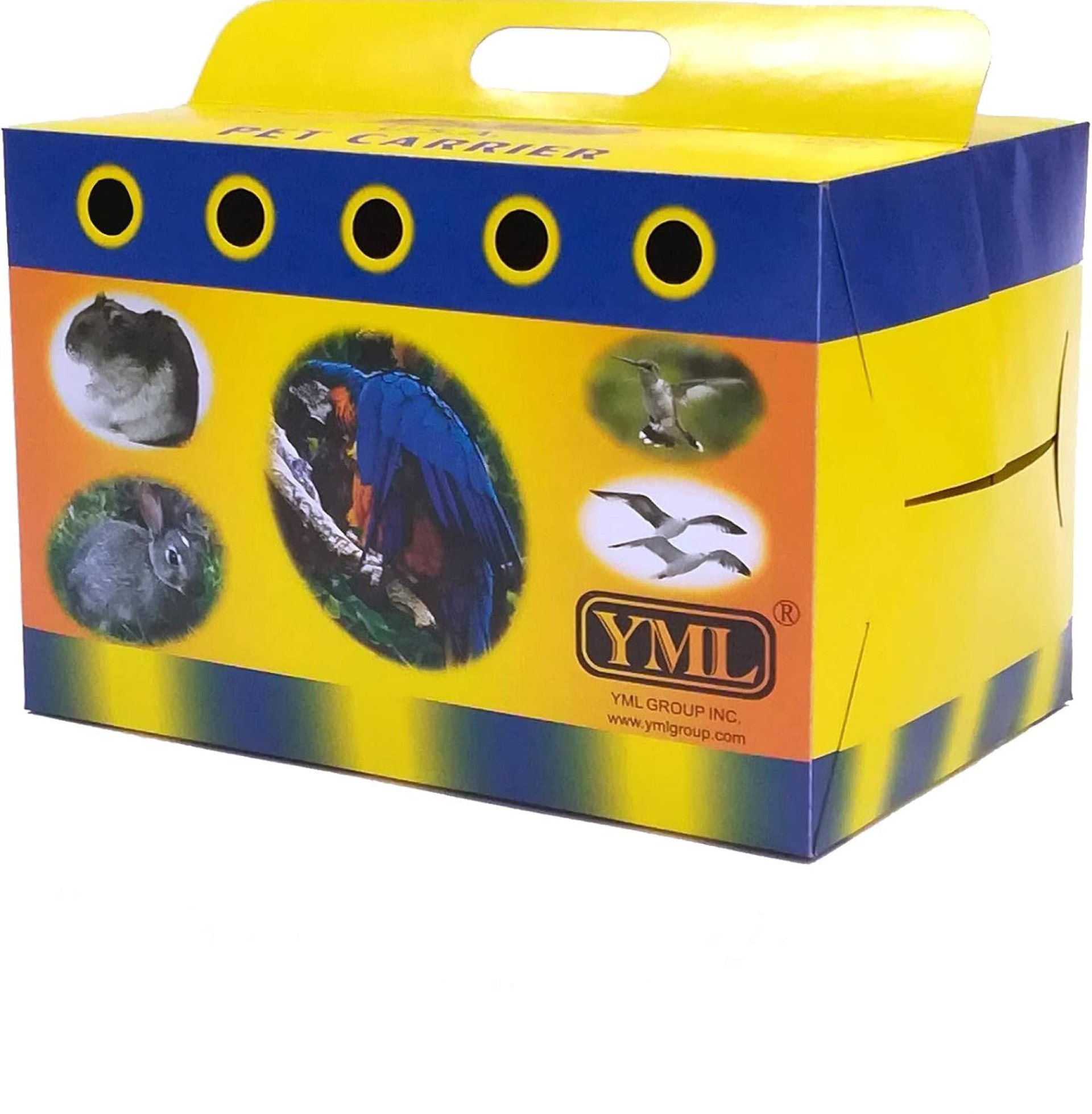 YML Cardboard Carrier for Small Animals or Birds, Small, Lot of 100 YML Cardboard Carrier for Small Animals or Birds, Small, Lot of 100