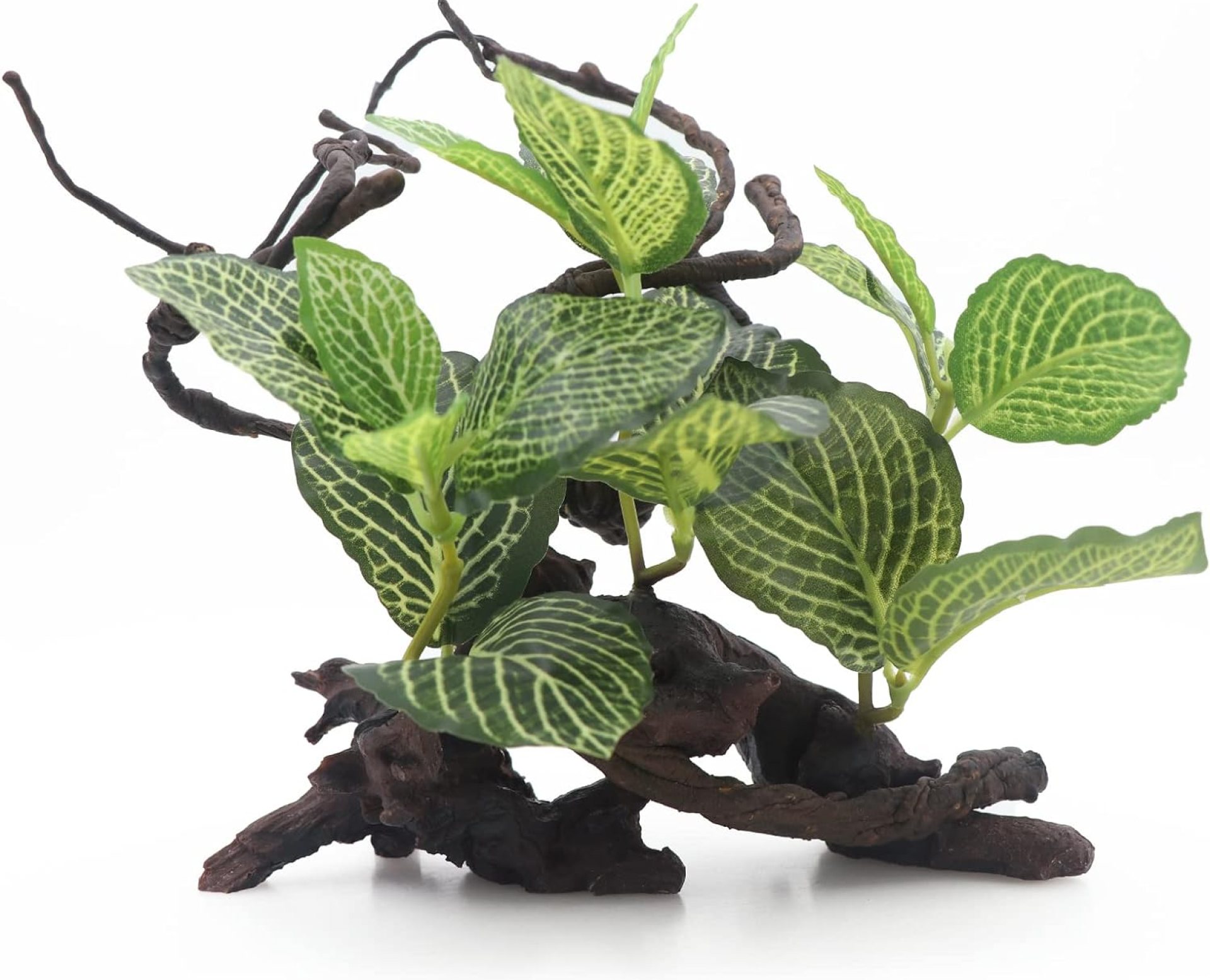 Aqua KT Reptile Terrarium Forest Tree with Plant Leaves for Amphibian Habitat Décor Lizard Snake Turtle Supplies Aqua KT Reptile Terrarium Forest Tree with Plant Leaves for Amphibian Habitat Décor Lizard Snake Turtle Supplies