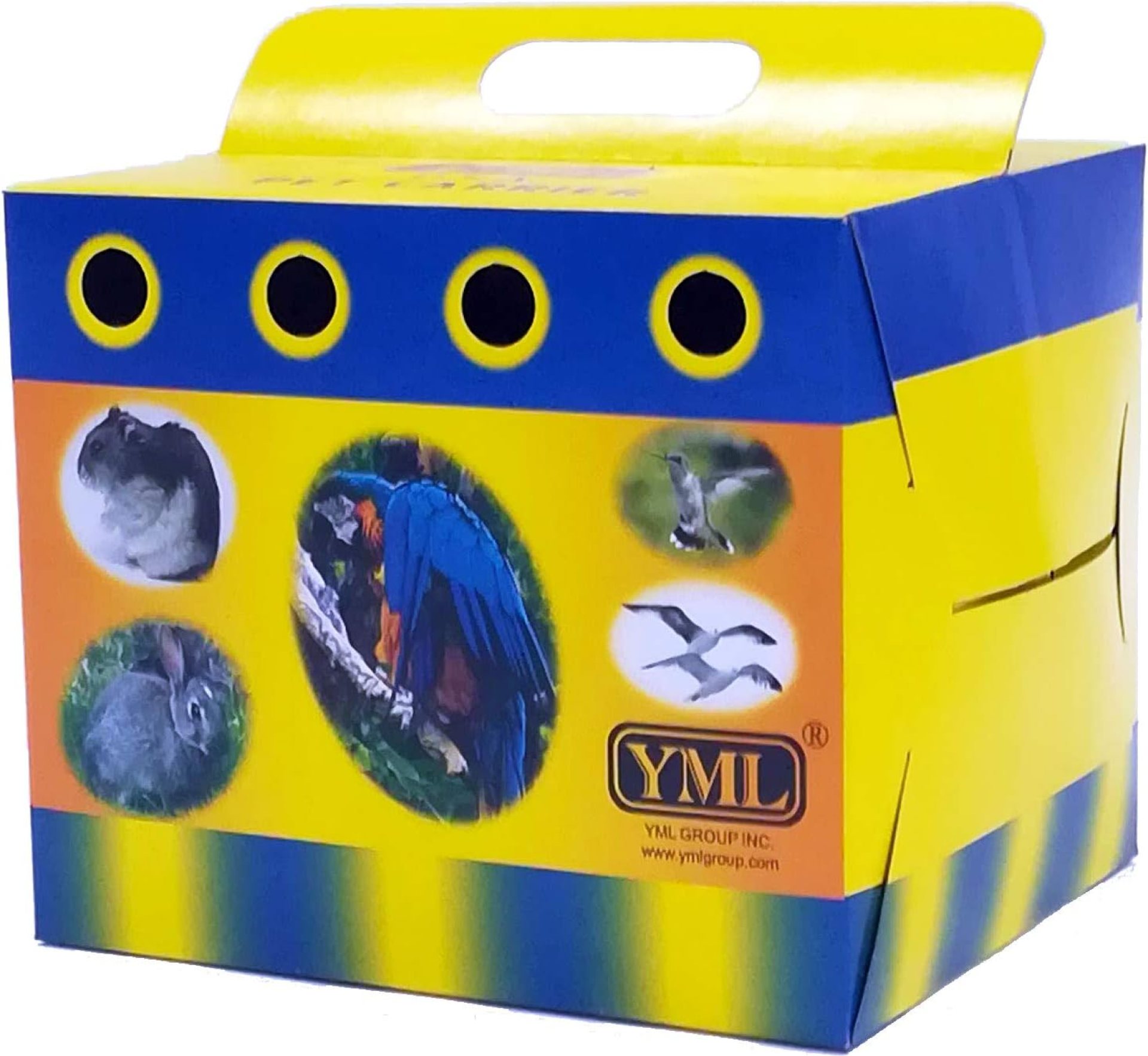 YML Cardboard Carrier for Small Animals, Hamsters, Gerbils, Reptiles, Birds, Medium, Lot of 100 YML Cardboard Carrier for Small Animals, Hamsters, Gerbils, Reptiles, Birds, Medium, Lot of 100