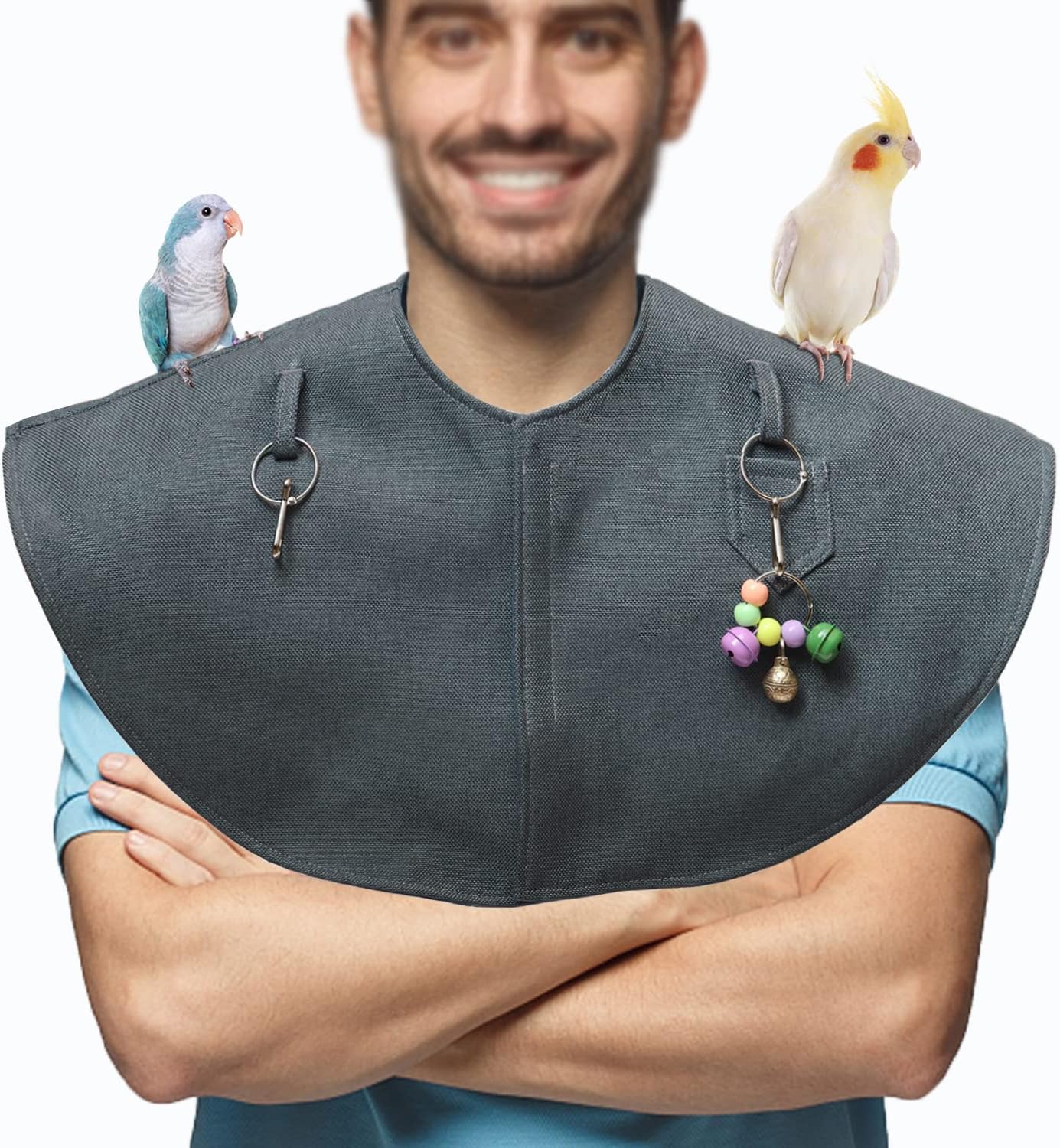 Parrot Anti-Scratch Shoulder and Arm Protector, Bird Diaper Durable Denim Parrot Training Pads for Parakeets Cockatiels Conures Macaws Lovebirds Finches, Anti-bite Protective Shawl Arm Guard Parrot Anti-Scratch Shoulder and Arm Protector, Bird Diaper Durable Denim Parrot Training Pads for Parakeets Cockatiels Conures Macaws Lovebirds Finches, Anti-bite Protective Shawl Arm Guard