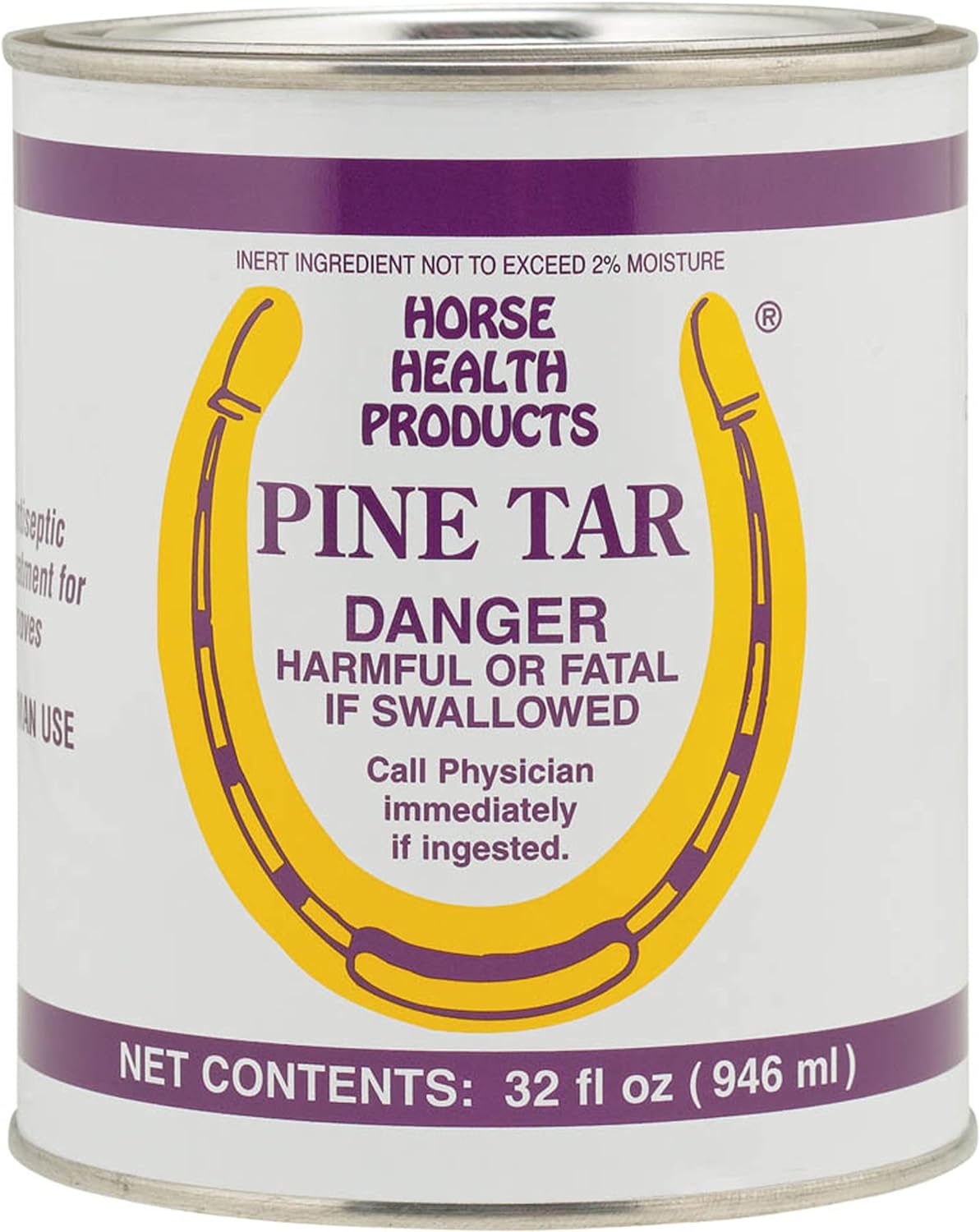 Flagline Horse Health Pine Tar, Natural Topical Antiseptic for Use on Horse Hooves, Helps Retain Moisture, Helps Keep Hooves from Cracking and Splitting, 32 Fluid Ounces Flagline Horse Health Pine Tar, Natural Topical Antiseptic for Use on Horse Hooves, Helps Retain Moisture, Helps Keep Hooves from Cracking and Splitting, 32 Fluid Ounces