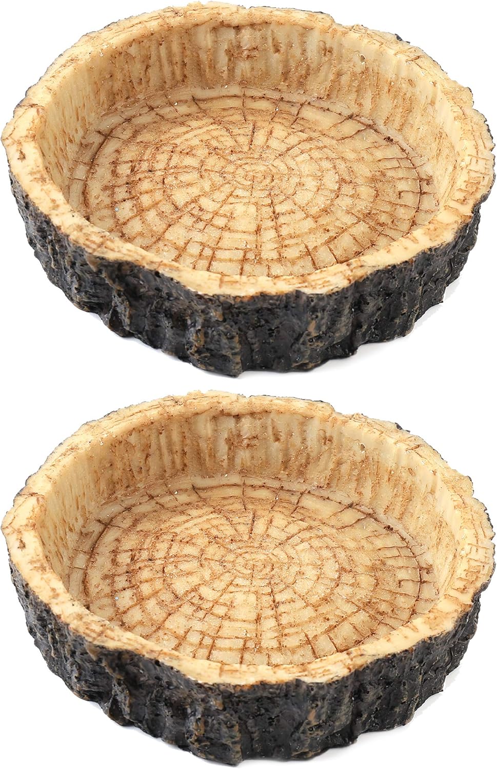 CalPalmy 2 Pack Reptile Water and Food Bowls, Novelty Food Bowl for Lizards, Young Bearded Dragons, Small Snakes and More – Made from BPA-Free Plastic CalPalmy 2 Pack Reptile Water and Food Bowls, Novelty Food Bowl for Lizards, Young Bearded Dragons, Small Snakes and More – Made from BPA-Free Plastic
