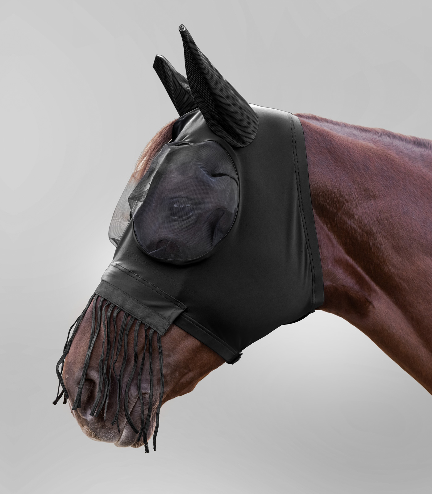 Waldhausen Fliegenmaske Puck mit Nasenfransen Waldhausen Fliegenmaske Puck mit Nasenfransen