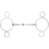 3-Ring Gebiss, einfach gebrochen 3-Ring Gebiss, einfach gebrochen