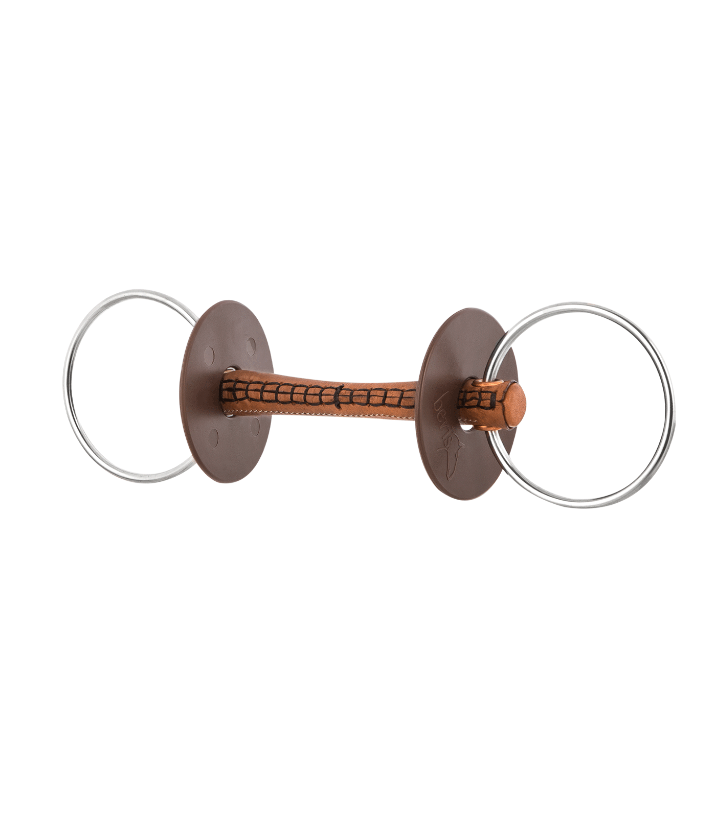 beris beris Wassertrense mit Lederstange, Ring 7,5cm beris beris Wassertrense mit Lederstange, Ring 7,5cm