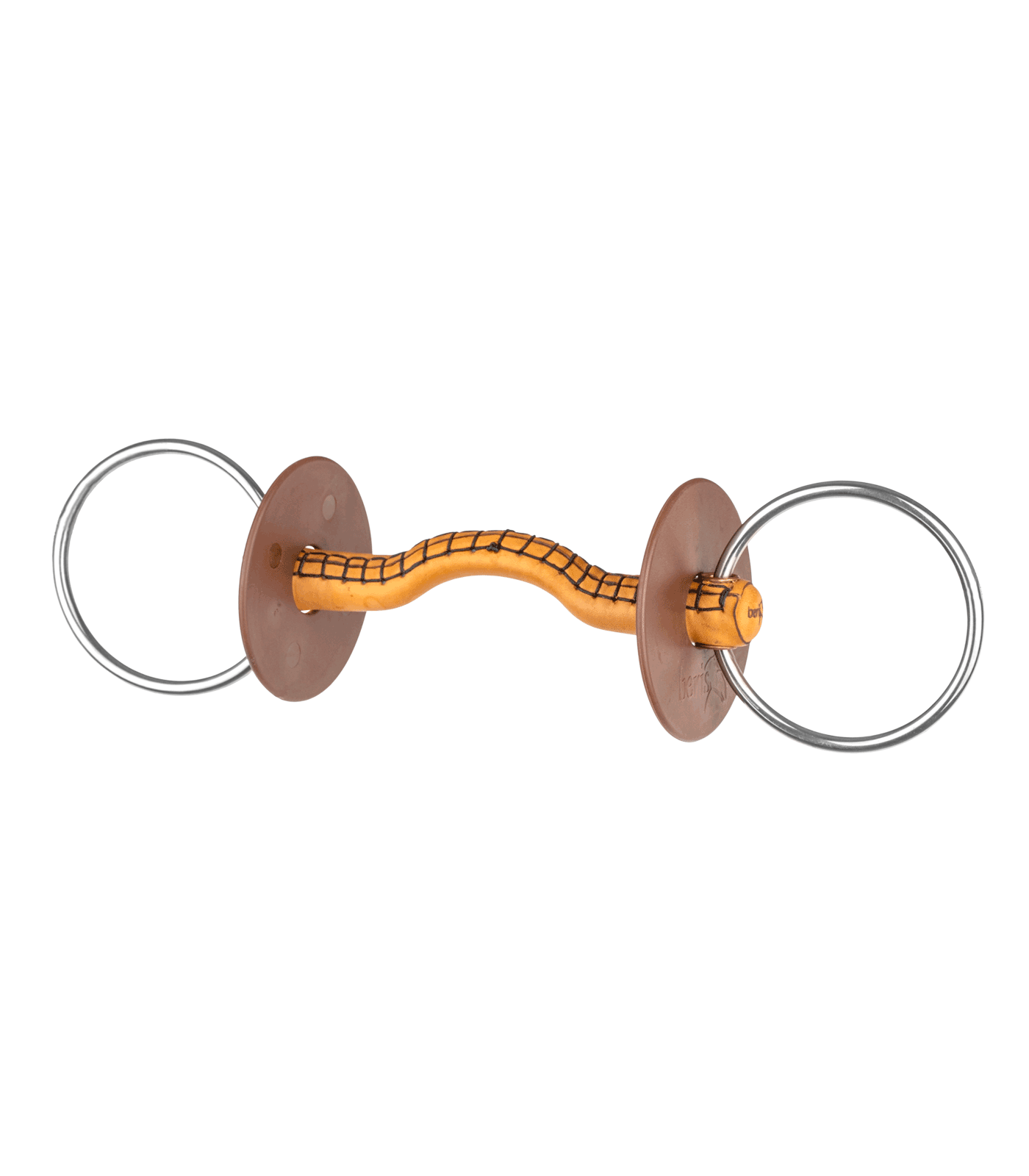 beris Wassertrense, Lederstange Konnex Zungenbogen dünn, Ring 7,5cm