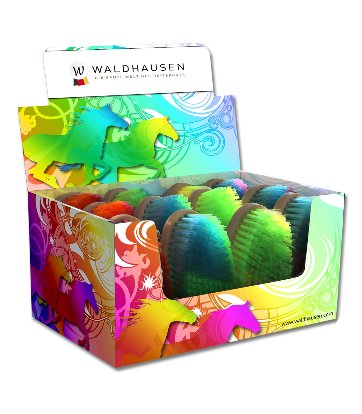 NEON Bürsten-Set, 12 St. inkl. Verkaufsdisplay