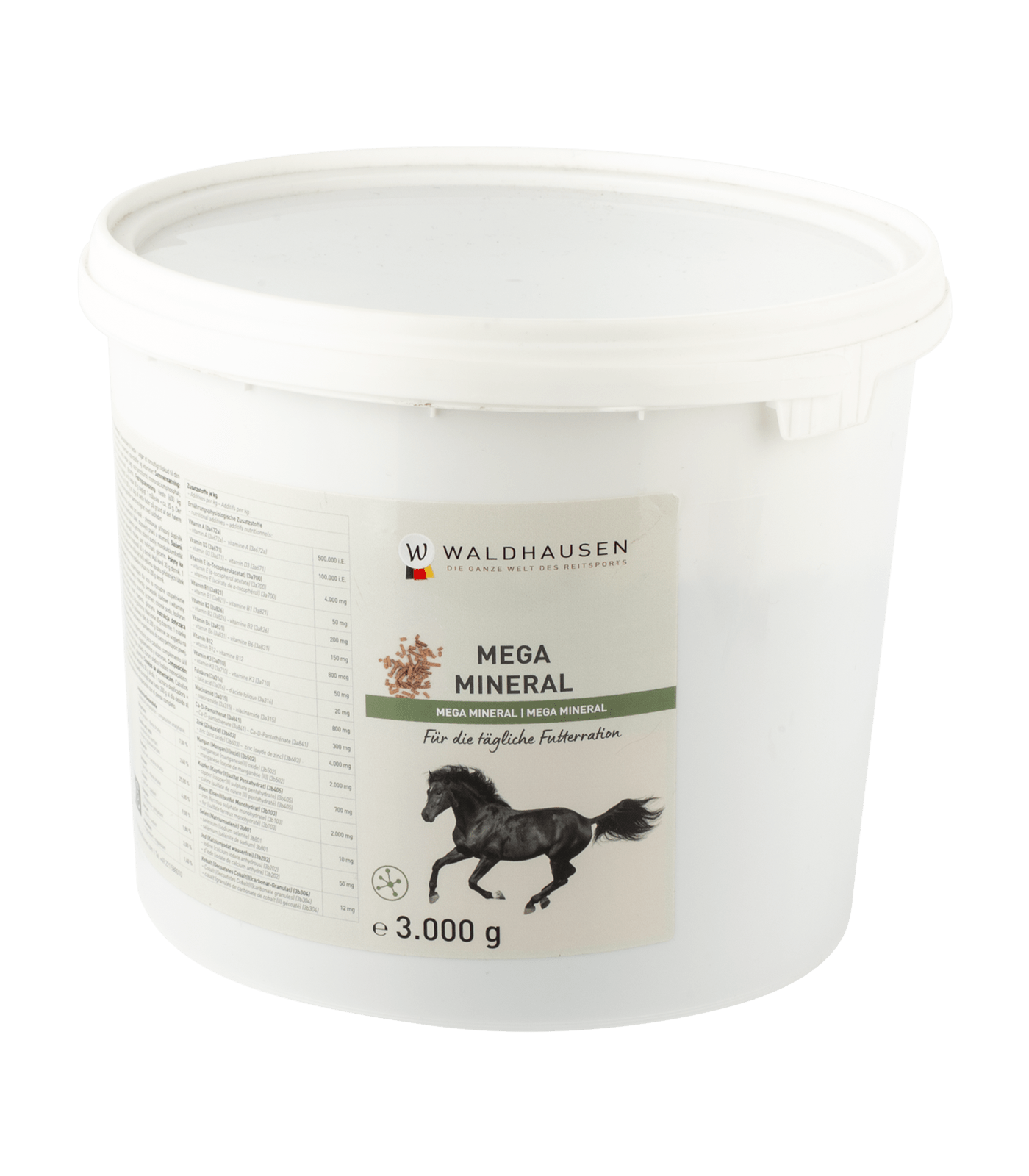 Waldhausen Mega Mineral - Für die tägliche Futterration, 3kg Waldhausen Mega Mineral - Für die tägliche Futterration, 3kg