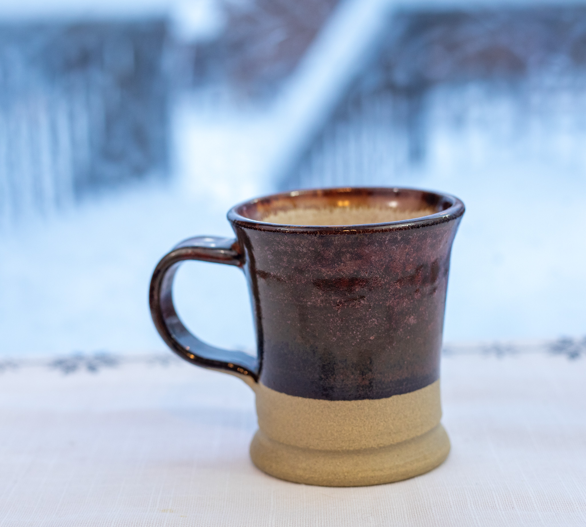 Rust Red Mug With Handle