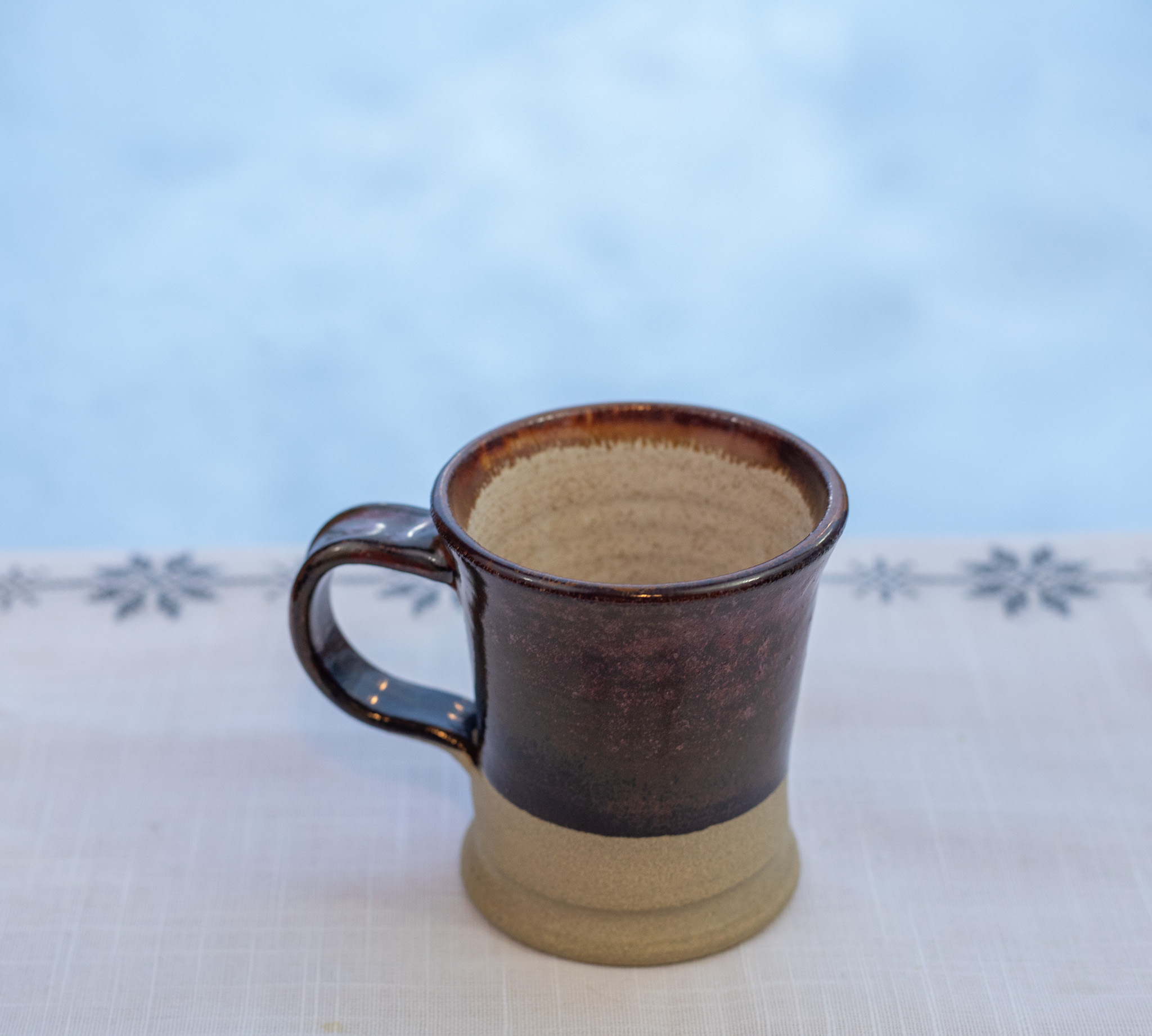 Rust Red Mug With Handle