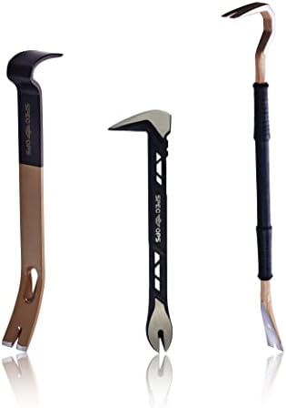 Spec Ops Tools 10″, 15″ & 30″ Nail Puller, Flat Pry Bar, & Crowbar Tool Set, High-Carbon Steel, 3% Donated to Veterans Spec Ops Tools 10″, 15″ & 30″ Nail Puller, Flat Pry Bar, & Crowbar Tool Set, High-Carbon Steel, 3% Donated to Veterans