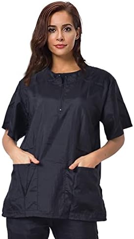 Dog Grooming Smock Barber Jackets for Women Men Professional Pet Groomer Smock Cosmetologist Barber Smock (3-XL) Dog Grooming Smock Barber Jackets for Women Men Professional Pet Groomer Smock Cosmetologist Barber Smock (3-XL)
