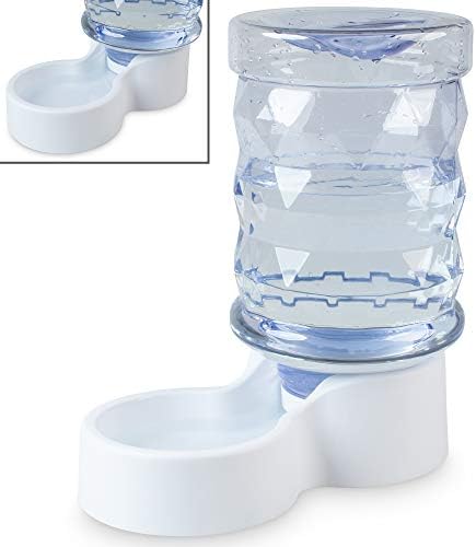 PetFusion H2O Gravity Pet Water Dispenser. Durable 2.5 Gallon Water Feeder. Automatic Water Station for Cats & Small, Medium, Large Dogs, Transparent (PF-GW1) PetFusion H2O Gravity Pet Water Dispenser. Durable 2.5 Gallon Water Feeder. Automatic Water Station for Cats & Small, Medium, Large Dogs, Transparent (PF-GW1)