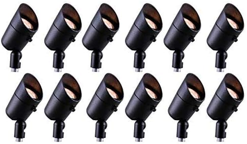 Westgate Lighting LED Directional Landscape Lights Die – Cast Aluminum Housing – IP67 Waterproof – 12V AC – 36° Beam Angle – All Accessories Included (12 Black) Westgate Lighting LED Directional Landscape Lights Die – Cast Aluminum Housing – IP67 Waterproof – 12V AC – 36° Beam Angle – All Accessories Included (12 Black)