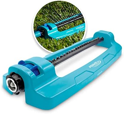 Aqua Joe SJI-OMS20 Aqua Joe 4,400 Sq Ft Coverage Indestructible JUMBO Metal Base Oscillating Sprinkler Aqua Joe SJI-OMS20 Aqua Joe 4,400 Sq Ft Coverage Indestructible JUMBO Metal Base Oscillating Sprinkler