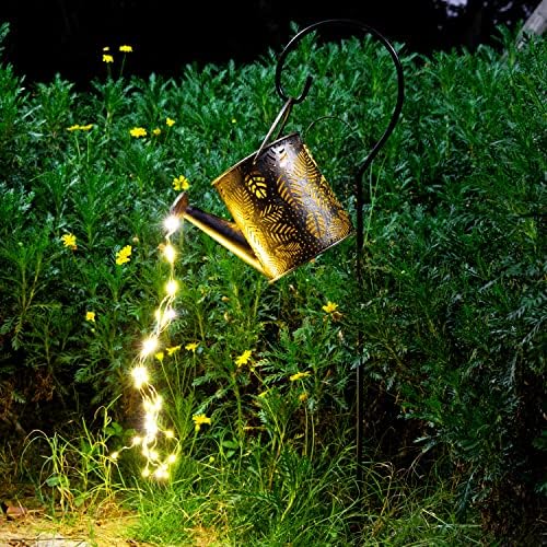 Outdoor Garden Decor Solar Lights, Large Waterproof Watering Can Landscape Lights Hanging Outside Decorations for Gardening Gift Yard Front Porch Clearance Lawn Driveway Patio Backyard Pathway Outdoor Garden Decor Solar Lights, Large Waterproof Watering Can Landscape Lights Hanging Outside Decorations for Gardening Gift Yard Front Porch Clearance Lawn Driveway Patio Backyard Pathway