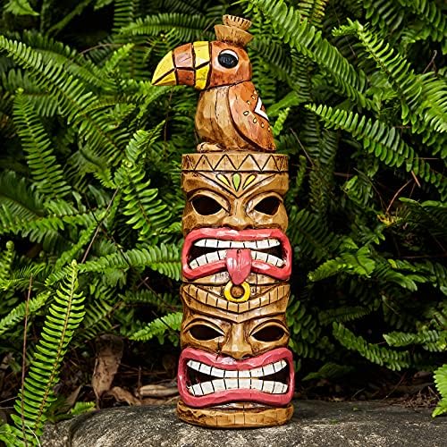 Outdoor Tiki Statue Decoration-Solar Garden Figurine – Woodpecker Waterproof Unique Housewarming Gifts for Women Patio,Balcony,Yard,Lawn Decor (15 Inch Tall) Outdoor Tiki Statue Decoration-Solar Garden Figurine – Woodpecker Waterproof Unique Housewarming Gifts for Women Patio,Balcony,Yard,Lawn Decor (15 Inch Tall)