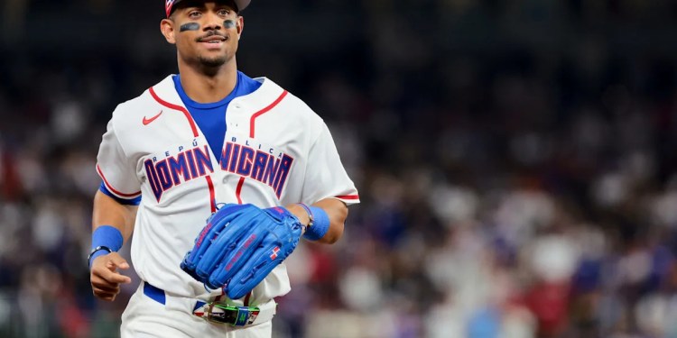 Julio Rodriguez catches ball to prevent Aaron Judge’s hit at WBC Julio Rodriguez catches ball to prevent Aaron Judge’s hit at WBC