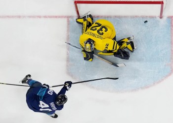 Finland defeats Sweden 4-1 in Olympic hockey match Finland defeats Sweden 4-1 in Olympic hockey match