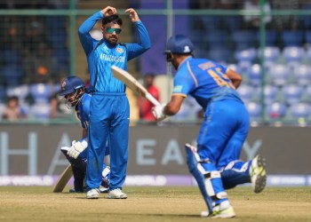 Afghanistan wins T20 World Cup match against England
England wins toss and chooses to bat first against Italy Afghanistan wins T20 World Cup match against England
England wins toss and chooses to bat first against Italy