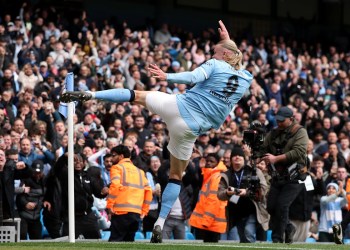 Erling Haaland scores two goals in FA Cup match Erling Haaland scores two goals in FA Cup match