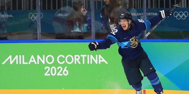 Lehkonen Leads Finland to Overtime Win in Olympic Quarterfinal Lehkonen Leads Finland to Overtime Win in Olympic Quarterfinal