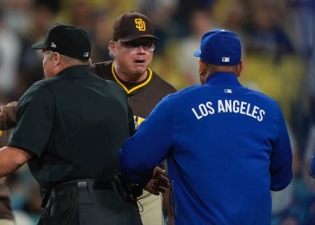 Both managers ejected in Dodgers-Padres brawl after Fernando Tatis Jr. HBP, SD retaliates with Shohei Ohtani plunking Both managers ejected in Dodgers-Padres brawl after Fernando Tatis Jr. HBP, SD retaliates with Shohei Ohtani plunking