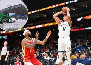 Nets Practice in Atlanta Due to NYC Blizzard Travel Issues Nets Practice in Atlanta Due to NYC Blizzard Travel Issues