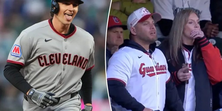 Chase DeLauter’s Family Celebrates His First Home Run Chase DeLauter’s Family Celebrates His First Home Run