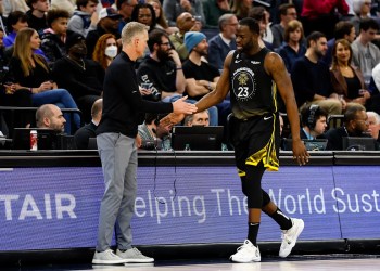 Steve Kerr, Draymond Green Apologize for Mid-Game Incident
Kerr Reflects on Challenges of Warriors’ Current Status Steve Kerr, Draymond Green Apologize for Mid-Game Incident
Kerr Reflects on Challenges of Warriors’ Current Status