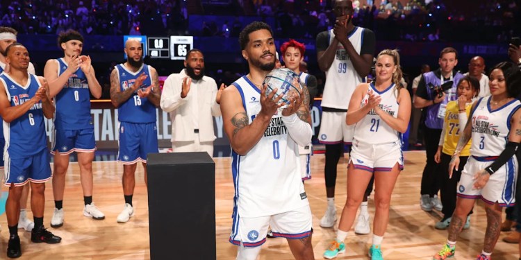 Rome Flynn Wins NBA All-Star Celebrity Game MVP Again Rome Flynn Wins NBA All-Star Celebrity Game MVP Again