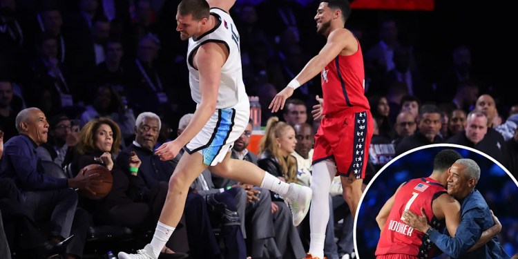 NBA Player Prevents Collision Involving Barack Obama and Nikola Jokic NBA Player Prevents Collision Involving Barack Obama and Nikola Jokic