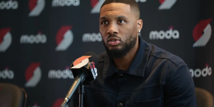 Damian Lillard says he's happy to be 'back home' with Trail Blazers, gives update on Achilles recovery Damian Lillard says he's happy to be 'back home' with Trail Blazers, gives update on Achilles recovery
