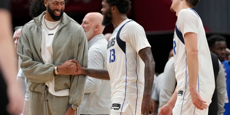 Mavericks win first game post-Nico Harrison firing
Anthony Davis out 7-10 more days Mavericks win first game post-Nico Harrison firing
Anthony Davis out 7-10 more days