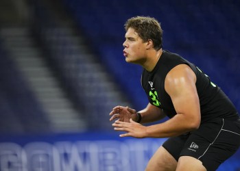 49ers Mock Draft Focuses on Caleb Lomu 49ers Mock Draft Focuses on Caleb Lomu