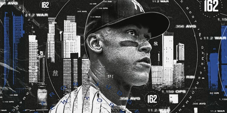We just had the most preposterous year of Aaron Judge We just had the most preposterous year of Aaron Judge