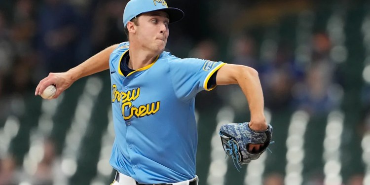 Brewers prospect Jacob Misiorowski exits due to cramping amid no-hit bid in MLB debut Brewers prospect Jacob Misiorowski exits due to cramping amid no-hit bid in MLB debut
