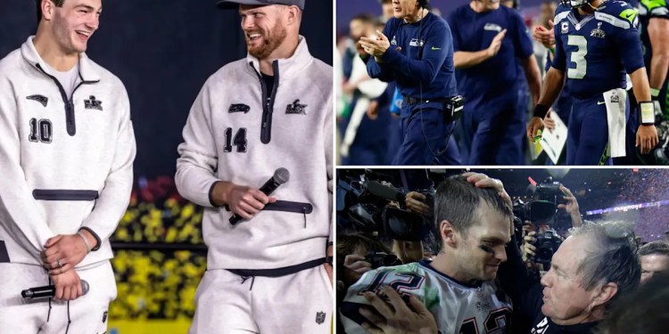 Patriots and Seahawks Meet Again in Super Bowl 11 Years Later Patriots and Seahawks Meet Again in Super Bowl 11 Years Later