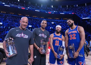 Jalen Brunson Leads Knicks to All-Star Shooting Stars Challenge Win Jalen Brunson Leads Knicks to All-Star Shooting Stars Challenge Win