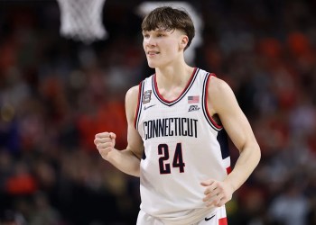 Braylon Mullins scores key points for UConn in Final Four victory Braylon Mullins scores key points for UConn in Final Four victory